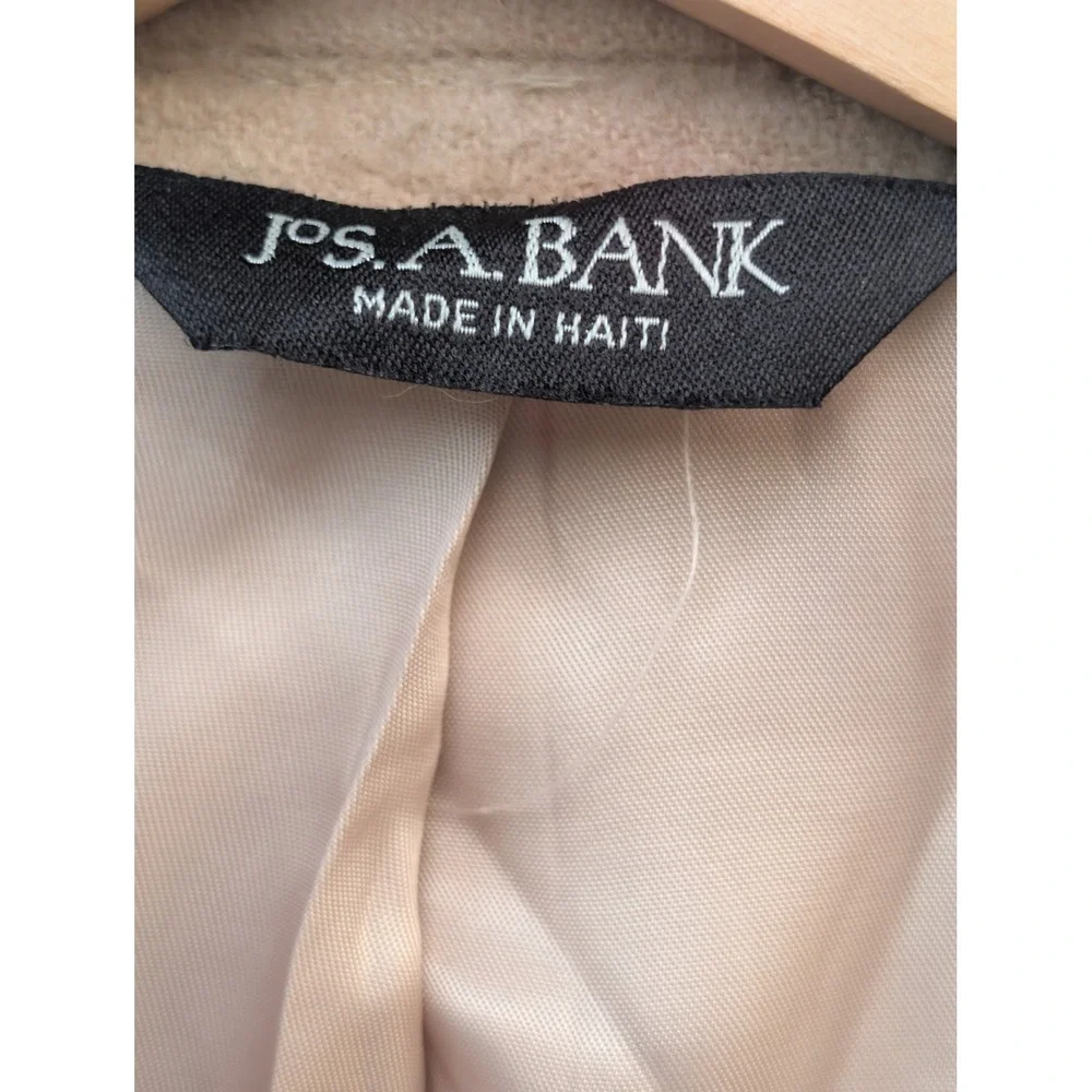 Jos A Bank Camel Hair Blazer Mens 43L Tan 100 Camel Hair Sport Coat 2 Button